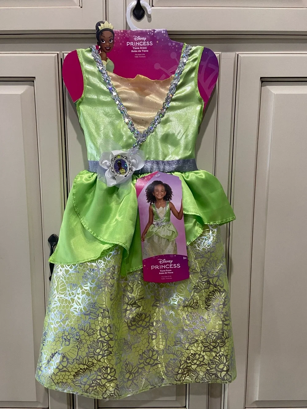 Disney Princess Tiana Dress Costume NEW